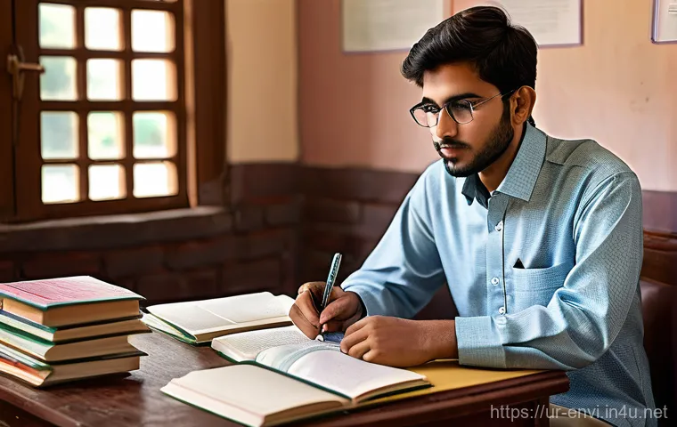환경직 시험 준비 전략 - **Prompt 1: Aspiring Environmental Scholar in Pakistan**
    "A young, diligent Pakistani student, e...