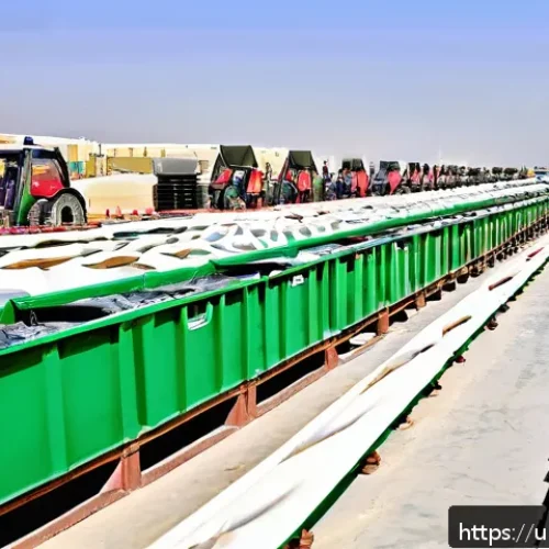 환경기술사 자격증 유용성 분석 - A detailed scene of a modern recycling plant in Pakistan, showcasing advanced machinery converting w...